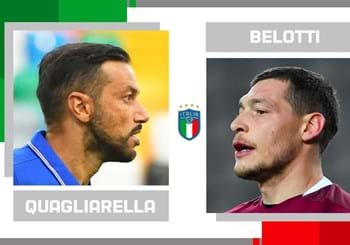 Statistical head-to-head for matchday 28 in Serie A: Fabio Quagliarella vs. Andrea Belotti