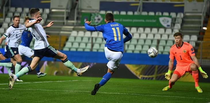 Italy 2-0 Northern Ireland: Statistics from the match