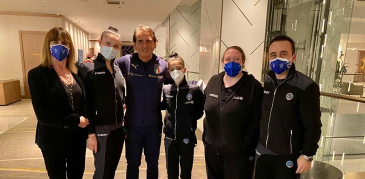 A Sofia gli Azzurri incontrano le ginnaste della Nazionale italiana di Ritmica