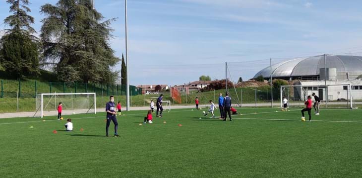 I Piccoli Amici e i Primi Calci del Fontanafredda con l'Ast di Pordenone