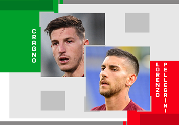 Alessio Cragno and Lorenzo Pellegrini rated as the best Italian players on matchday 35 according to the media