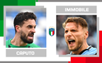 Statistical head-to-head for matchday 38 in Serie A: Francesco Caputo vs. Ciro Immobile
