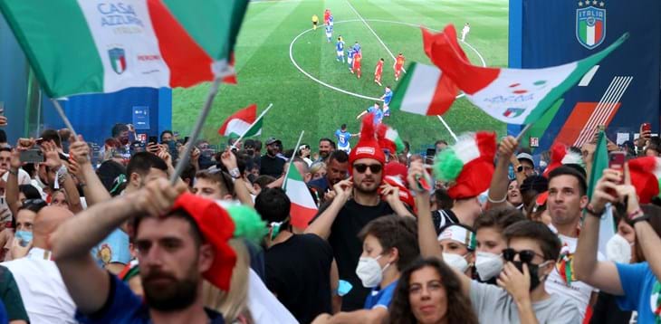 Gli Azzurri continuano ad entusiasmare tifosi e telespettatori: contro il Galles quasi il 69% di share