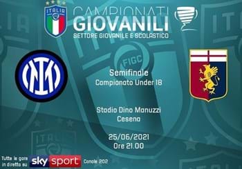 Questa sera a Cesena la semifinale scudetto per il Genoa U18 di Ruotolo 