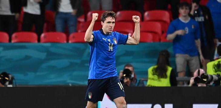 Federico Chiesa è il Migliore Azzurro di Italia-Austria 2-1 secondo i tifosi