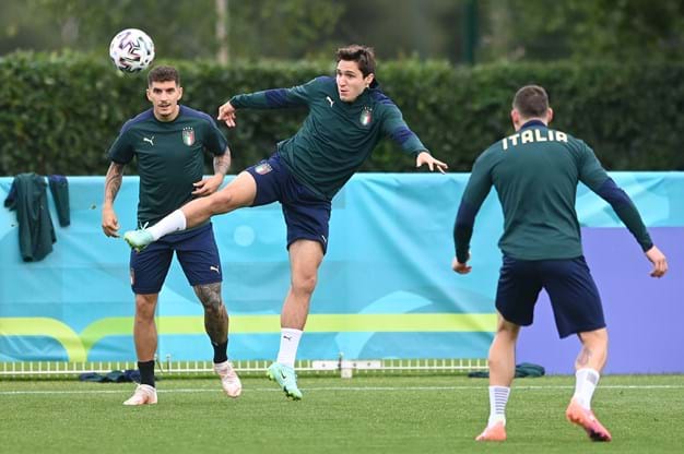 Italy Training Session And Press Conference UEFA Euro 2020 Final (17)