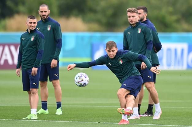 Italy Training Session And Press Conference UEFA Euro 2020 Final (20)