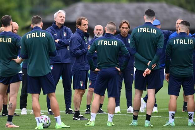 Italy Training Session And Press Conference UEFA Euro 2020 Final (29)