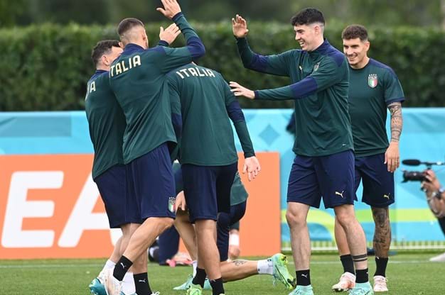 Italy Training Session And Press Conference UEFA Euro 2020 Final (32)
