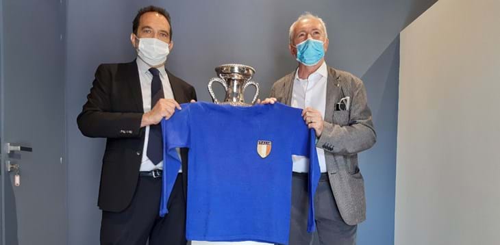Nuovo ingresso al Museo del Calcio. Donata la maglia azzurra di Giacomo Bulgarelli