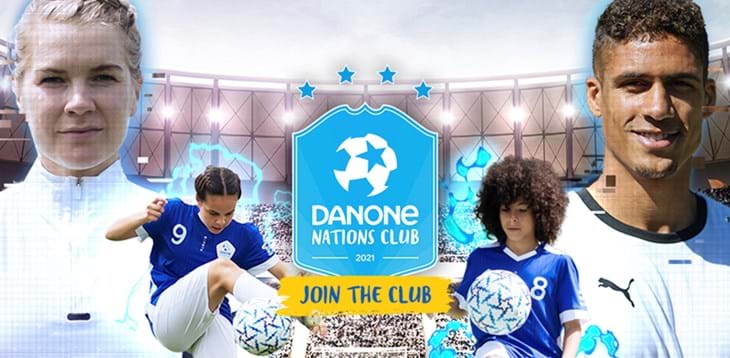 La Danone Nations Cup lancia la competizione mondiale online Danone Nations Club