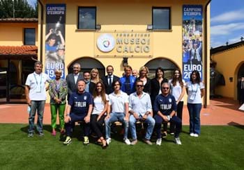 La squadra del Museo del Calcio di Coverciano