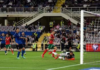 Chiesa’s goal cancelled out by Iliev, Bulgaria slow the Azzurri’s progress to the World Cup
