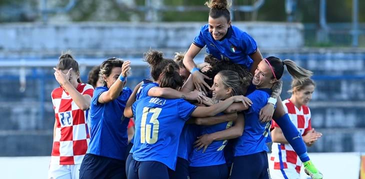 The Azzurre go big against Croatia and record a second win in World Cup qualifying