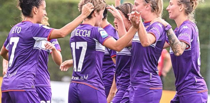 Goleada della Fiorentina contro la Lazio, sospesa e rinviata per maltempo Sampdoria-Pomigliano