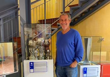 Renato Buso visita il Museo del Calcio