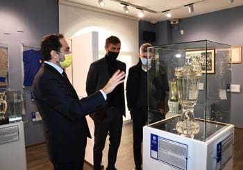 Maldini e Massara al Museo del Calcio di Coverciano
