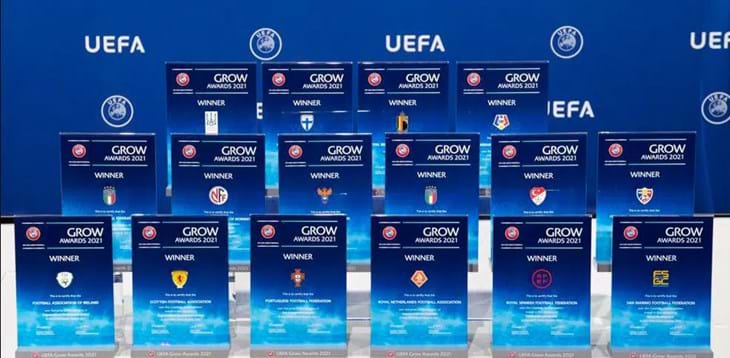 UEFA Grow Awards: la FIGC premiata per le iniziative realizzate durante il periodo pandemico