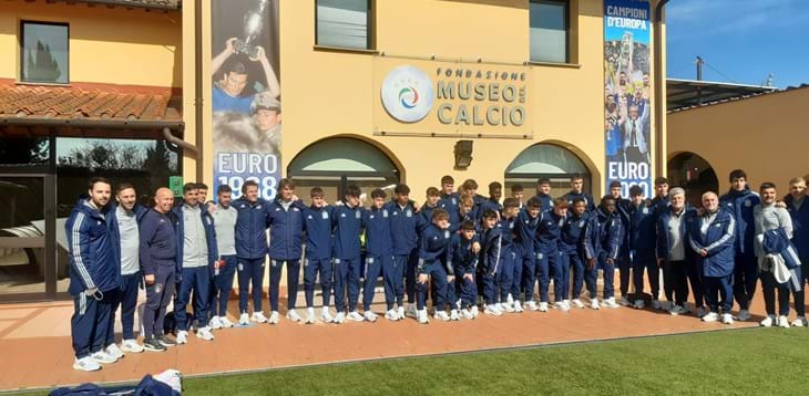La Nazionale Under 15 della Spagna visita il Museo del Calcio