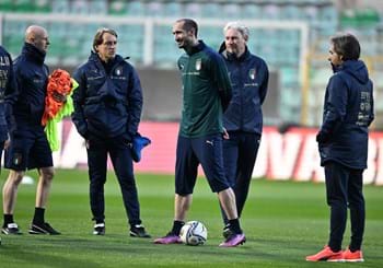 Azzurri are in Palermo for the meeting with North Macedonia. Mancini: "The lads know what they need to do"