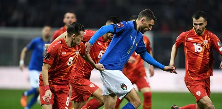 Trajkovski allo scadere punisce l’Italia, gli Azzurri sono fuori dal Mondiale