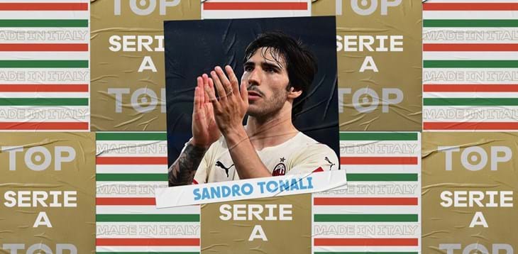 Italiani in Serie A: la statistica premia Sandro Tonali – 36^ giornata