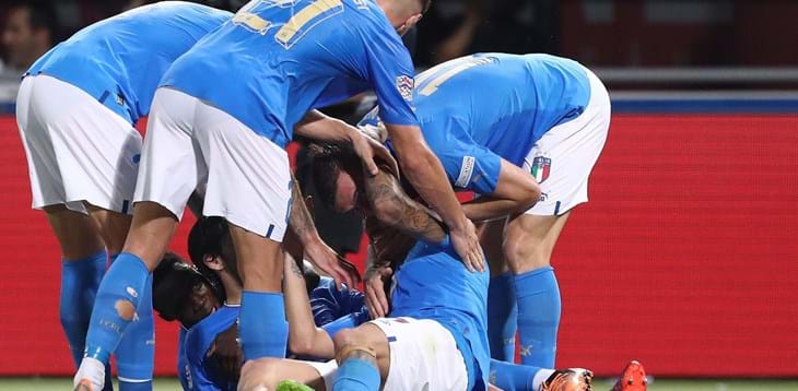 Italy with a good display in Bologna, 1-1 against Germany