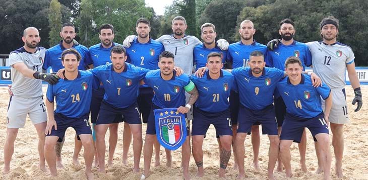Del Duca convoca 19 Azzurri per il raduno di preparazione alla Euro Beach Soccer League Division-A