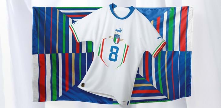 PUMA svela il nuovo audace kit Away dell’Italia che celebra la cultura della Nazionale e il design