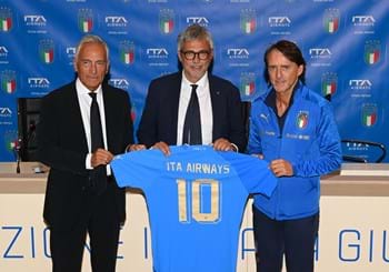 Conferenza stampa di lancio dell’accordo fra ITA Airways e FIGC