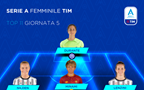 Serie A Femminile TIM 2022/23: la Top 11 della 5ª giornata di campionato