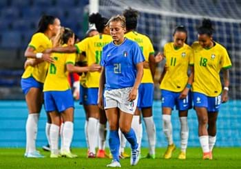 Italy cause problems for Brazil but ultimately suffer defeat: the Azzurre are punished by Adriana's goal in Genoa