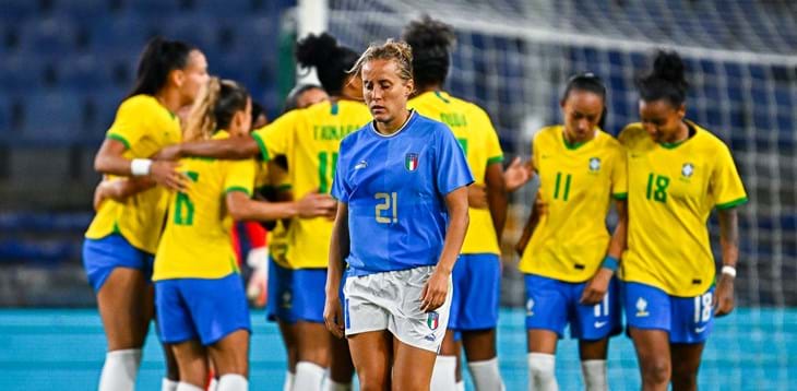 Italy cause problems for Brazil but ultimately suffer defeat: the Azzurre are punished by Adriana's goal in Genoa