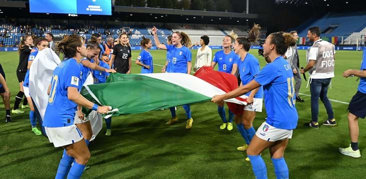 FIFA Ranking, Italy Women move up to 14th place. The Azzurre in pot 2 for World Cup group draw