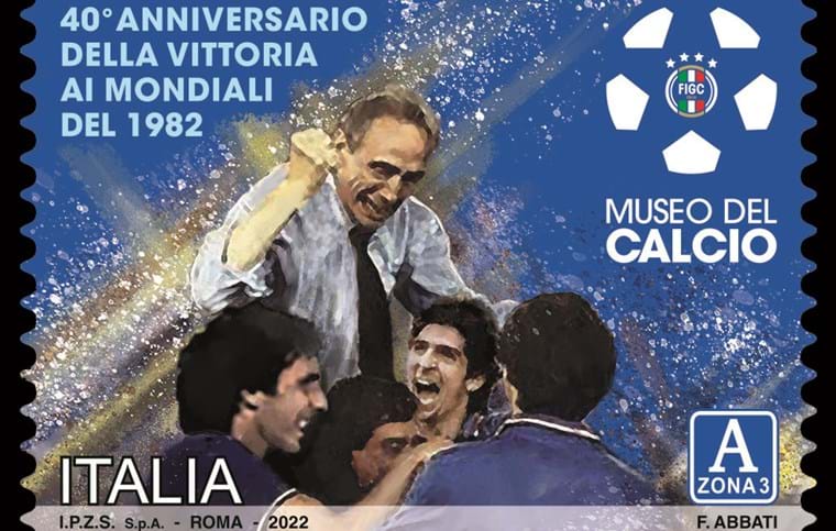 A 40 anni dal ‘Mundial’, emesso un francobollo sulla Nazionale azzurra che trionfò in Spagna
