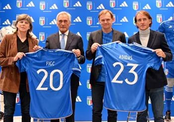 Presentata la partnership FIGC-adidas. Gravina: “Oggi inizia una nuova era per il calcio italiano: speriamo di festeggiare successi insieme"