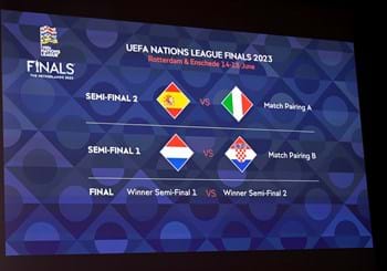 The Nations League semi-final will see Italy face Spain, the challenge against the Red Fury is on 15 June in Enschede