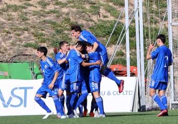 Elite phase. Italy beat Cyprus with goals from Sadotti and Mannini