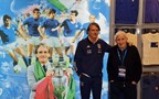 Tra i cimeli è una questione di famiglia: Mancini, padre e figlio, in visita al Museo del Calcio