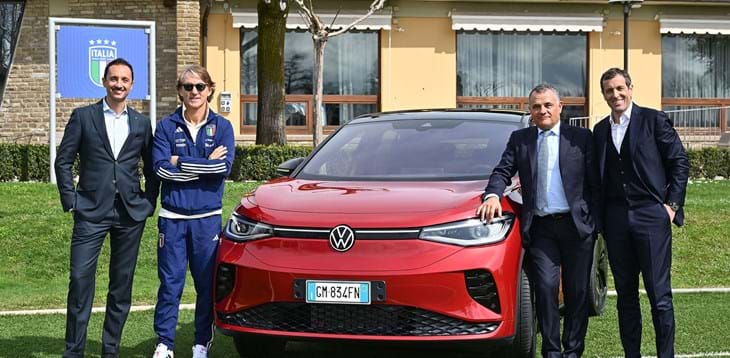 Volkswagen Italia Automotive Partner delle Nazionali Italiane di Calcio: presentata la partnership per il biennio 2023-24