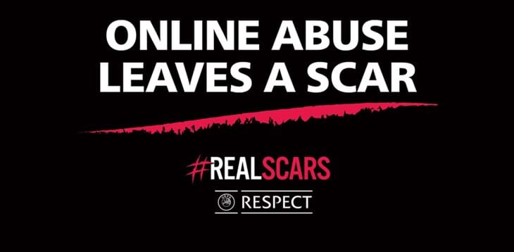 FIGC supports UEFA's 'Real Scars' campaign against online abuse in football
