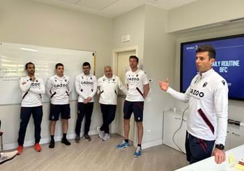 A lezione da Thiago Motta: gli allievi UEFA Pro al Bologna per il terzo stage del loro Master