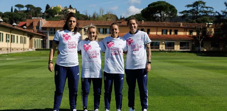 La FIGC con Komen Italia, dal 4 al 7 maggio uno stand federale alla Race For The Cure di Roma