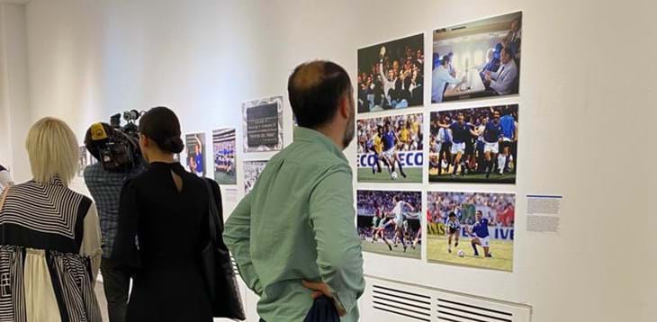 A pochi giorni dall’inizio degli Europei Under 21, inaugurata a Tbilisi una mostra fotografica sulla storia azzurra