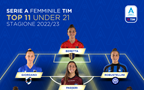 Serie A Femminile TIM 2022/23: oltre alla Top 11 assoluta svelata anche la formazione delle migliori Under 21 della stagione
