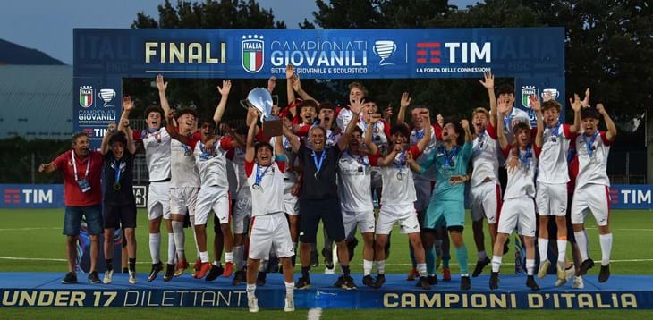 Under 17 Dilettanti, Campodarsego campione d'Italia. Conti, portiere goleador: para tre rigori e segna quello decisivo