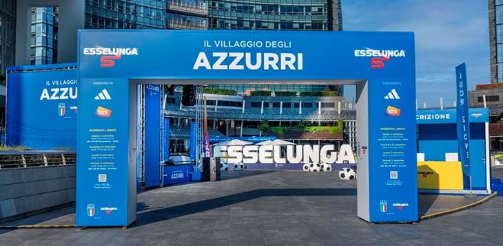 Dal 9 al 12 settembre a Milano Esselunga promuove il ‘Villaggio degli Azzurri’