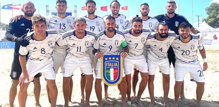 Gli Azzurri chiudono al 5° posto i Giochi del Mediterraneo su sabbia. Del Duca: “Ora testa all’Europeo”