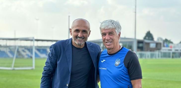 Luciano Spalletti in visita all’Atalanta, incontro con Gasperini e con la dirigenza del club