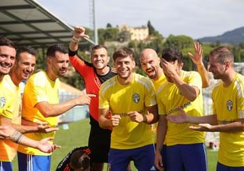 La prima rete della Azzurri Partner Cup è di Elia Sorteni, ala di Poste Italiane: “Siamo qui per vincere”